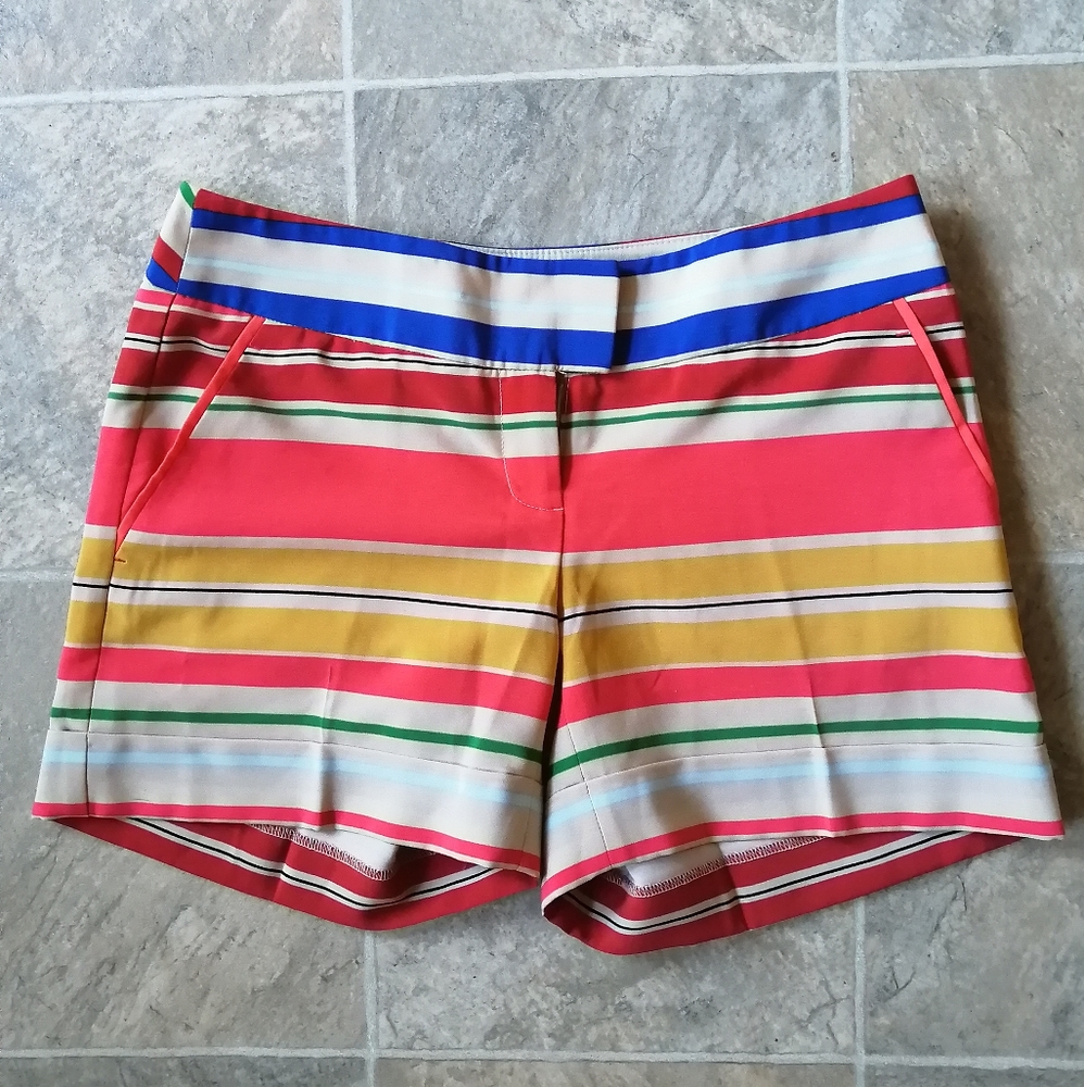 Outback Red Rainbow Stripe Shorts